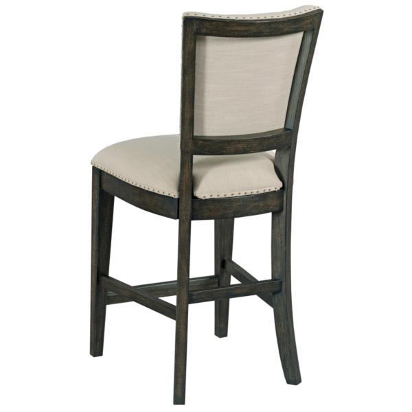 Plank Road Kimler Upholstered Counter Height Chair - CHARCOAL