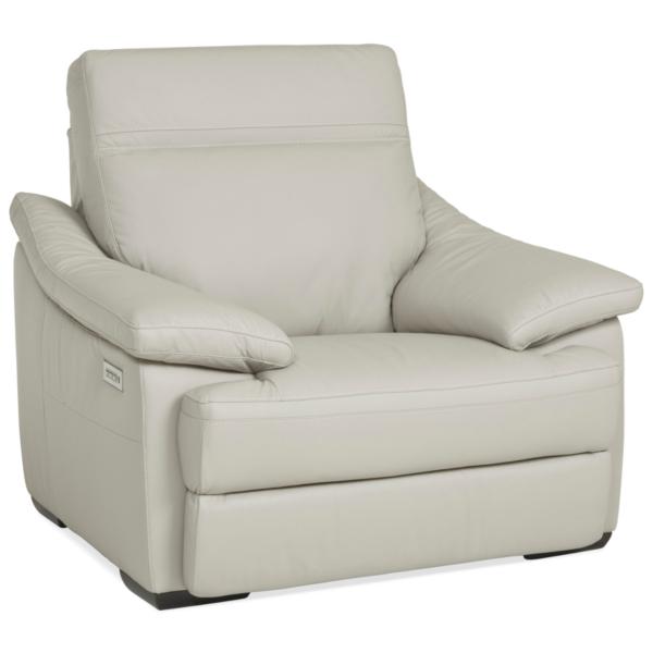 Urban Cement Leather Power Recliner