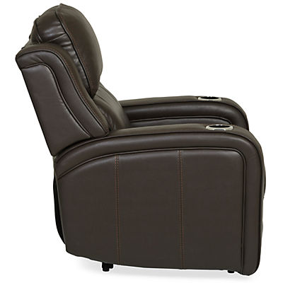 Palermo Leather Power Recliner - CHOCOLATE