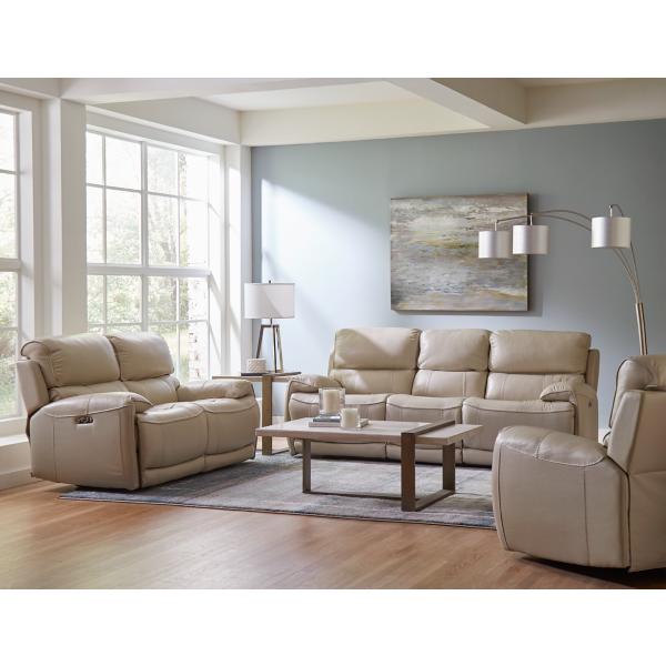 Breeze Leather Power Reclining Sofa image number 2