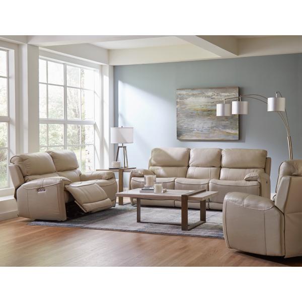 Leather power reclining sofa best sale and loveseat