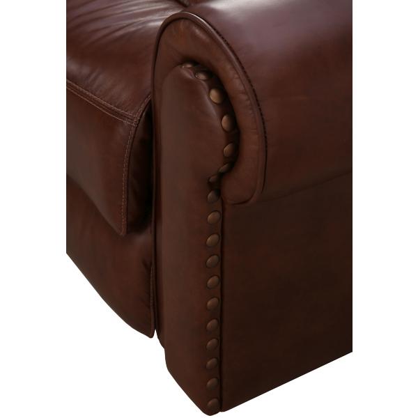 St. James Leather Power Reclining Sofa - TOBACCO image number 11