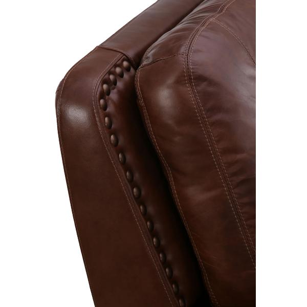 St. James Leather Power Reclining Loveseat - TOBACCO image number 9