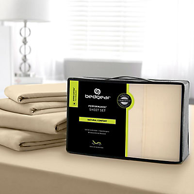 Bedgear Hyper-Cotton Quick Dry Performance Sheet Set - QUEEN - CHAMPAGNE