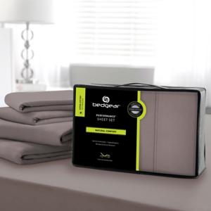 Bedgear Hyper-Cotton Quick Dry Performance Sheet Set - GREY