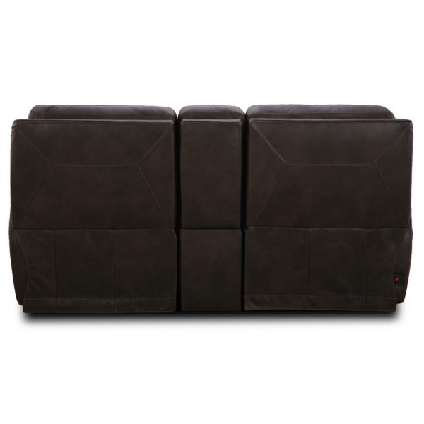 Dexter Leather Power Reclining Console Loveseat image number 4