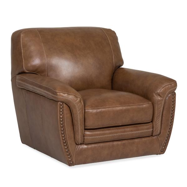 Harley Leather Swivel Chair