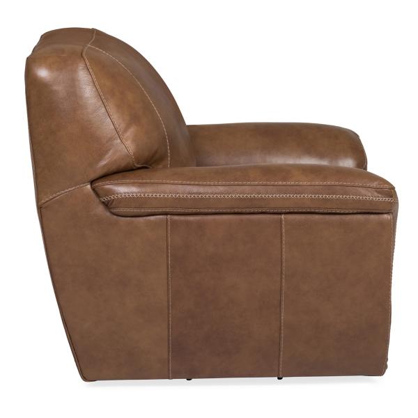 Harley Leather Swivel Chair image number 4