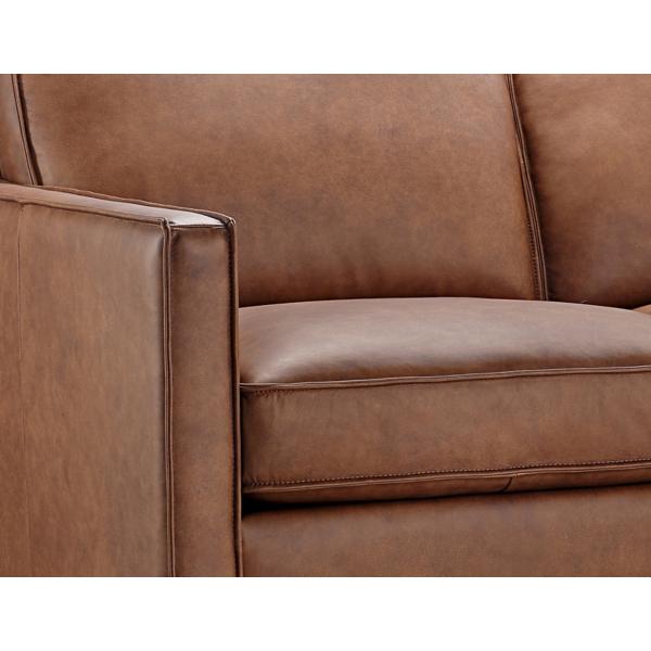 Justin Leather Loveseat image number 3