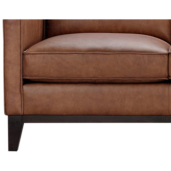 Justin Leather Loveseat image number 4