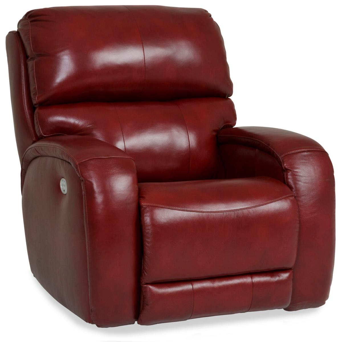 Red swivel best sale rocker recliner