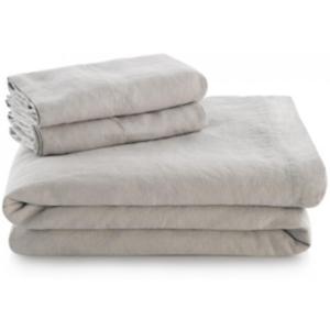 Woven French Linen Sheet Set - FLAX