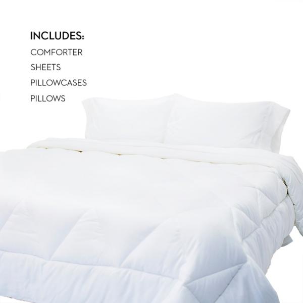 Woven Bed in a Bag - WHITE image number 4