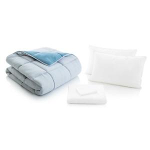 Woven Reversible Bed in a Bag - PACIFIC/ASH
