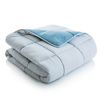 Woven Reversible Bed in a Bag - PACIFIC/ASH - QUEEN