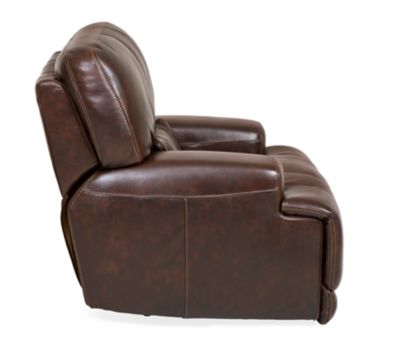 Dash Leather Power Recliner - COFFEE image number 3