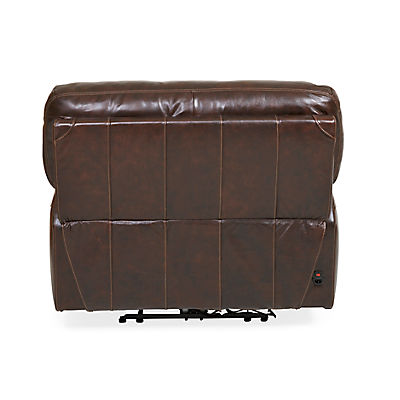 Dash Leather Power Recliner - COFFEE image number 4