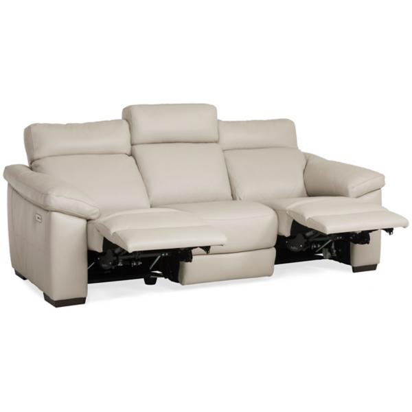Matera Leather Power Reclining Sofa DOVE Star Furniture