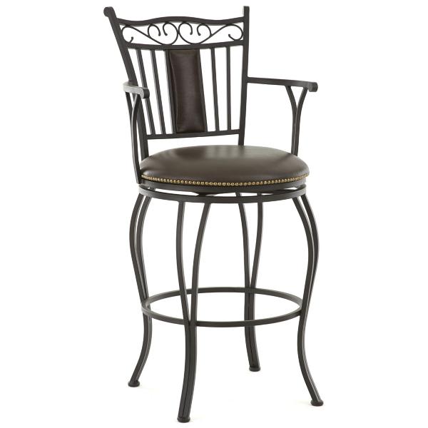 Barbara Swivel Bar Stool With Arms Star Furniture