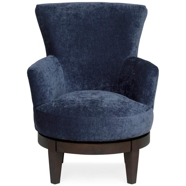 Justine Swivel Chair - INDIGO | Star Furniture