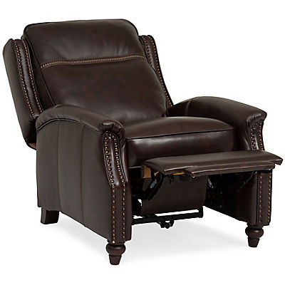 Marlow Leather Power Recliner - COFFEE image number 3