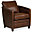 Cary Leather Accent Chair