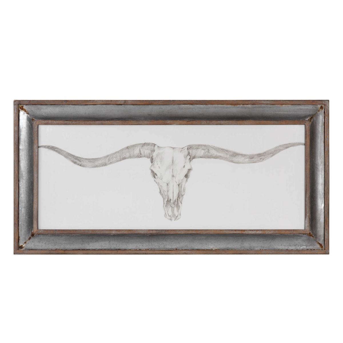 Longhorn Framed Wall Art Star Furniture