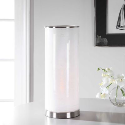 etched birches table lamp