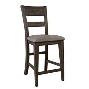 Double Bridge Splat Back Counter Stool