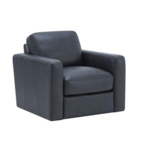 Brent Leather Swivel Chair