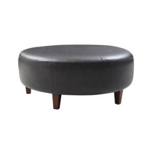 Brent Leather Cocktail Ottoman