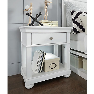 Canterbury Open Nightstand - WHITE image number 4