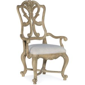 Castella Wood Back Arm Chair