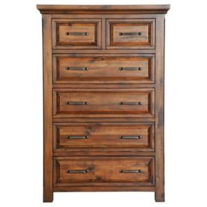 Hill Crest Six Drawer Chest