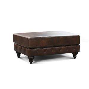 Rondell Leather Ottoman