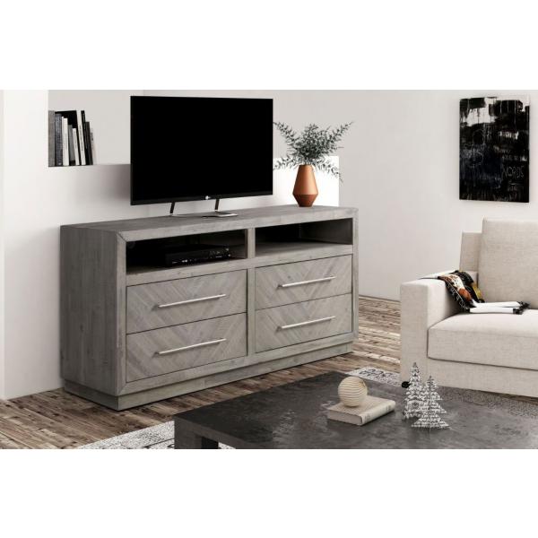 Asher 64-Inch Media Console image number 2