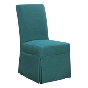 Heidi Slipcover Side Chair - TEAL