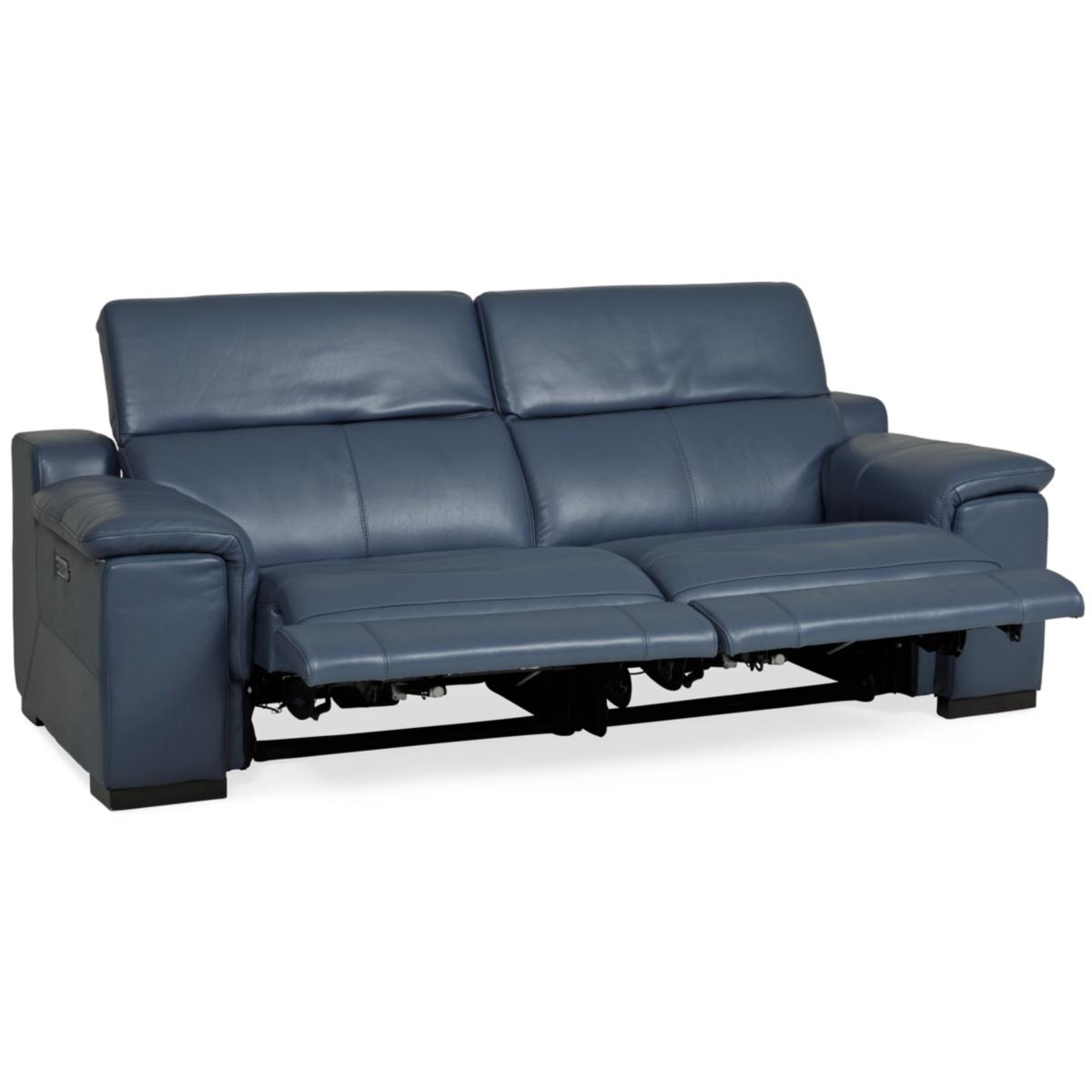 2.5 seater leather recliner sofa top
