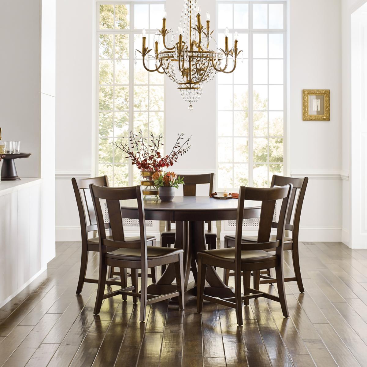 Mocha dining table sales