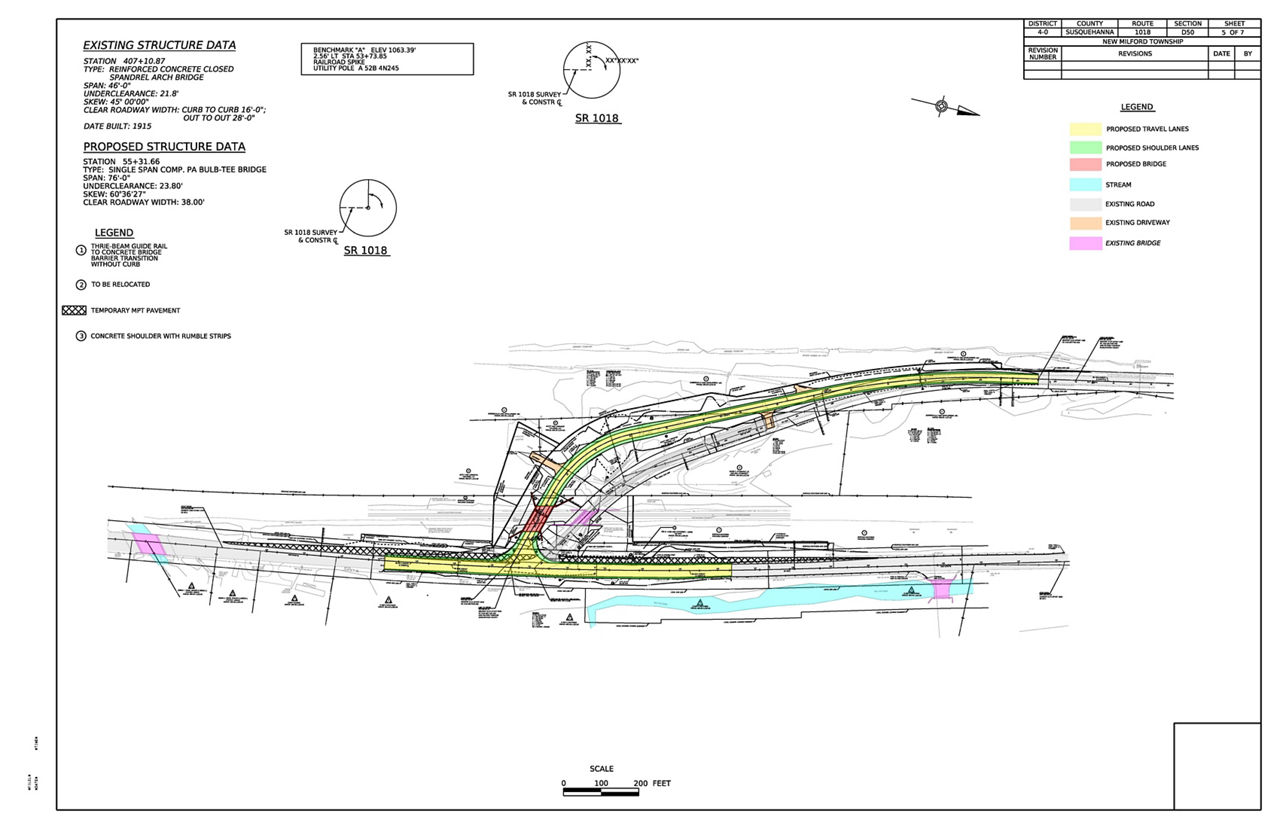 Photo of the project location and plan
