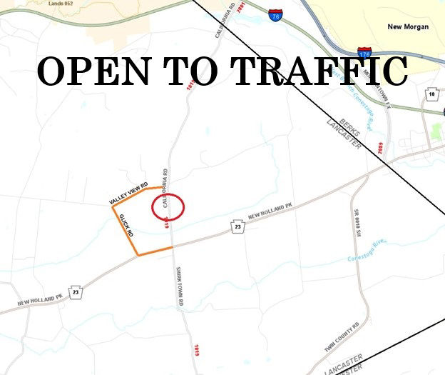 California Road bridge in Lancaster County is open to traffic.