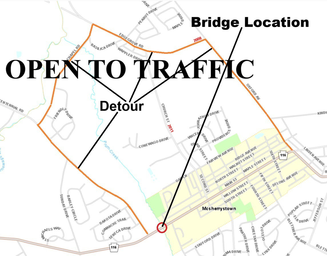 map indicating project location