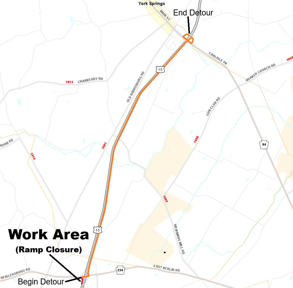 map indicating project location