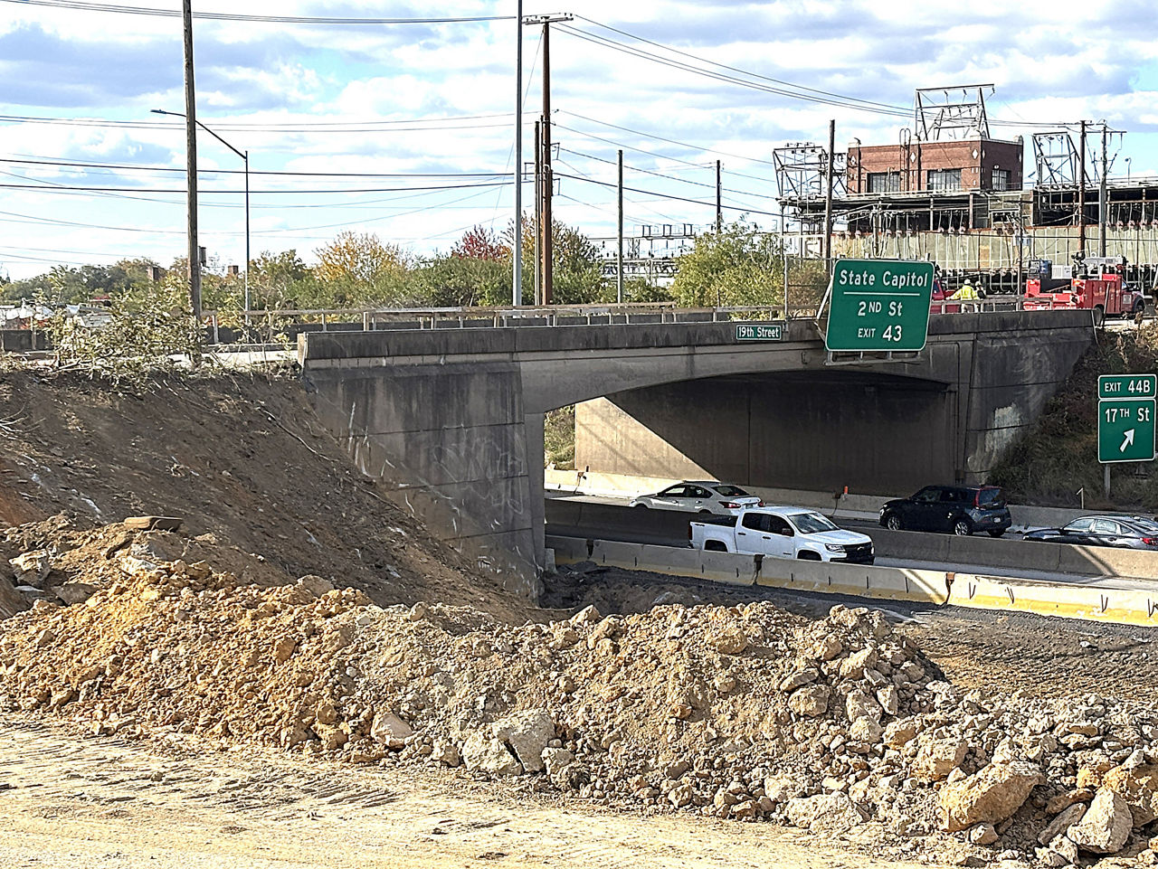 19th Street bridge spanning Interstate 83 in Harrisburg.