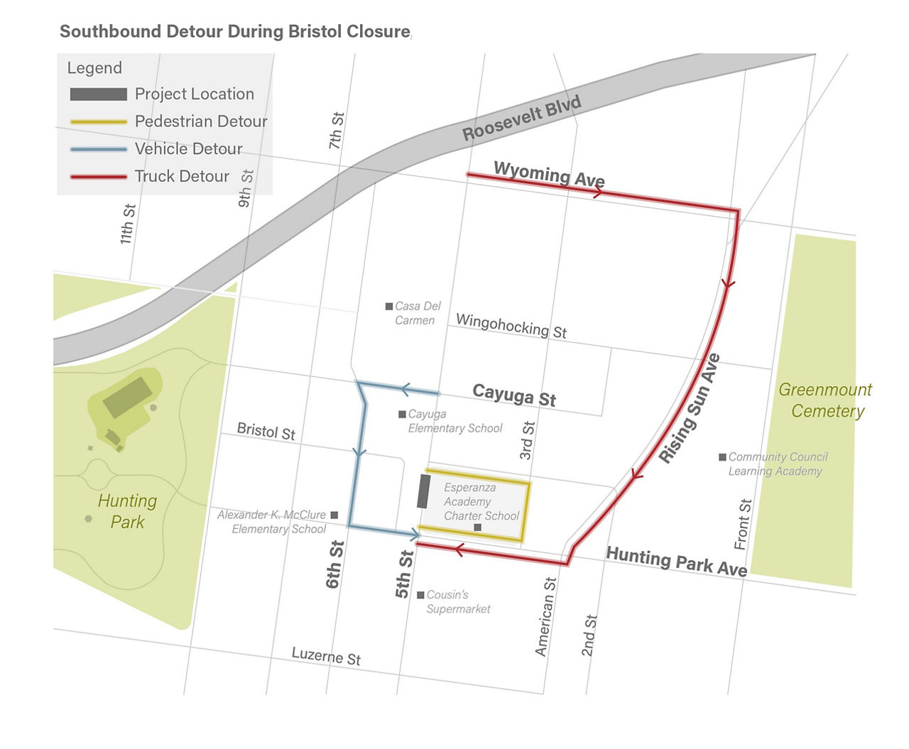 5th St Detour Revision 6.7.2022