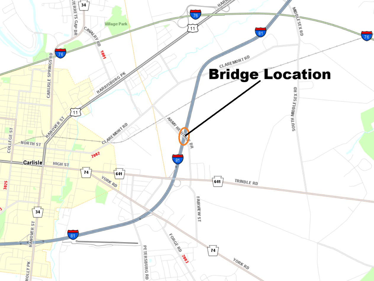 map indicating project location