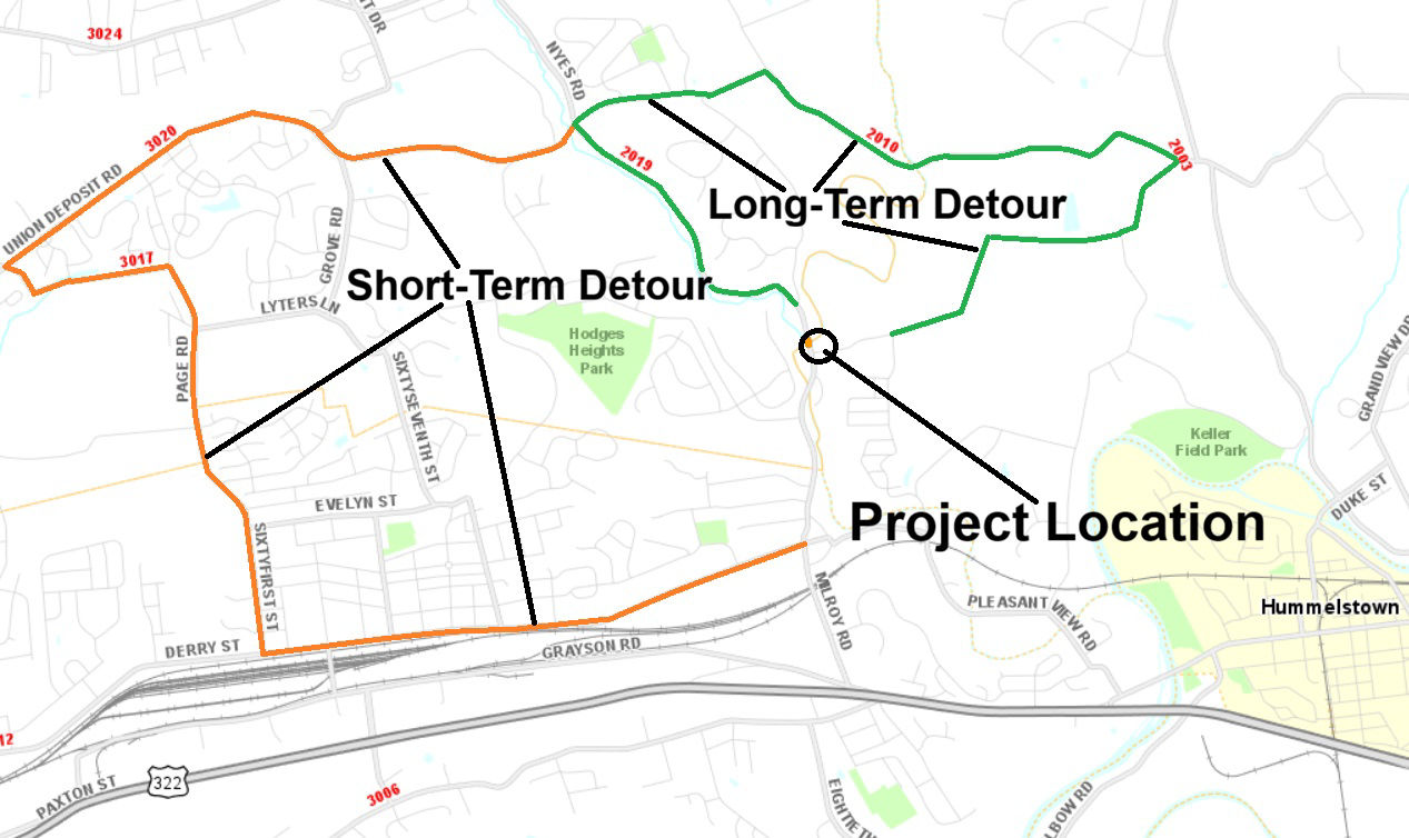 map indicating project location