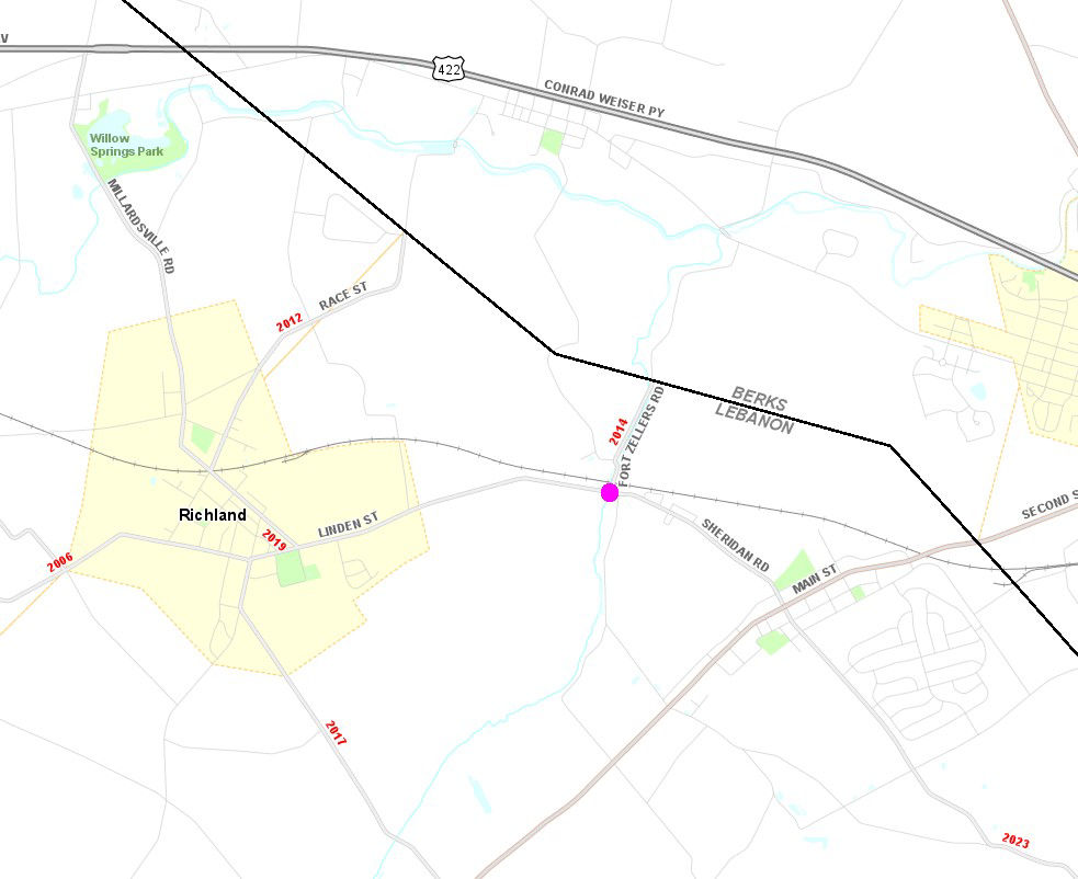 map indicating project location