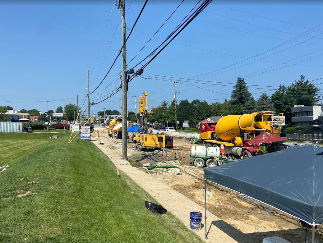 U.S. 202 Sinkhole Remediation Construction in Upper Merion Township
