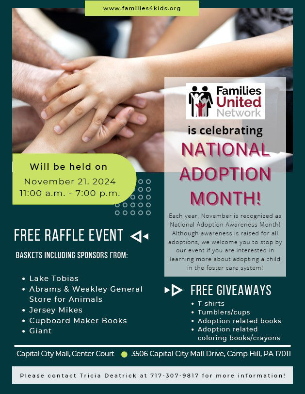 Families United Network National Adoption Month Celebration thumbnail - details in content section